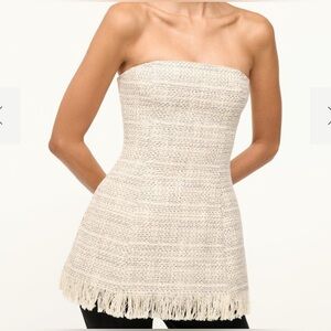 STAUD- Silvia top ivory multi